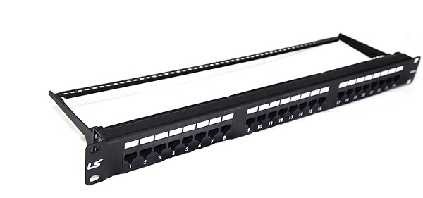 Patch panel 24-port UTP CAT6 (PP-UC6-24P-WM-EC) 