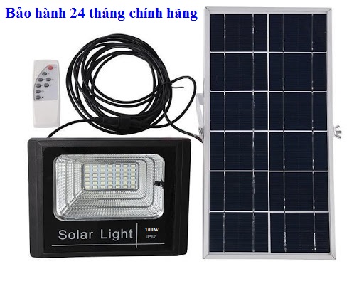 Đèn pha năng lượng mặt trời 100W 